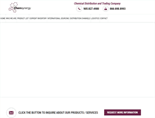 Tablet Screenshot of chemsynergyinc.com